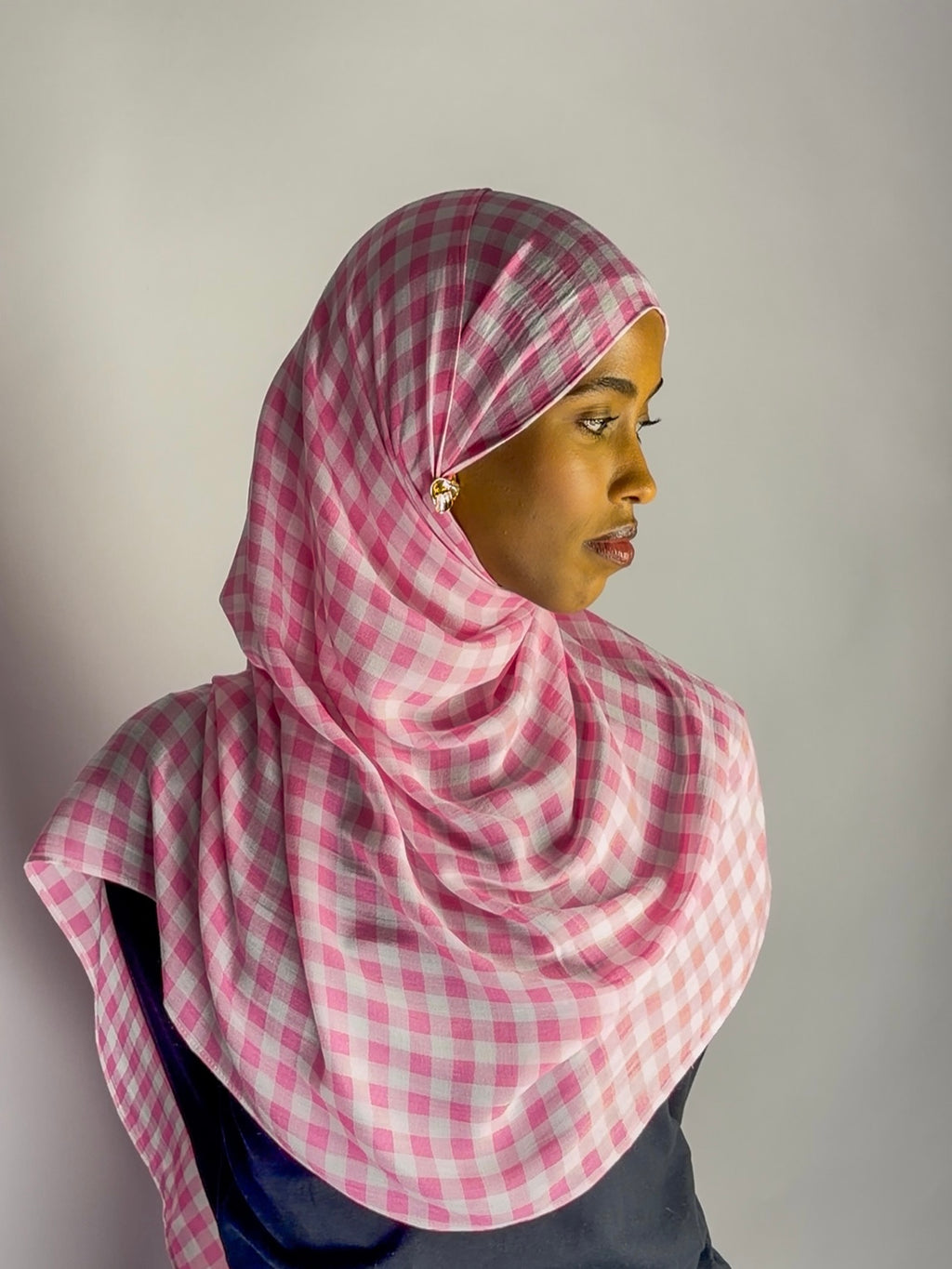 Blossom Gingham Print