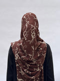 Cocoa Brushstroke Print