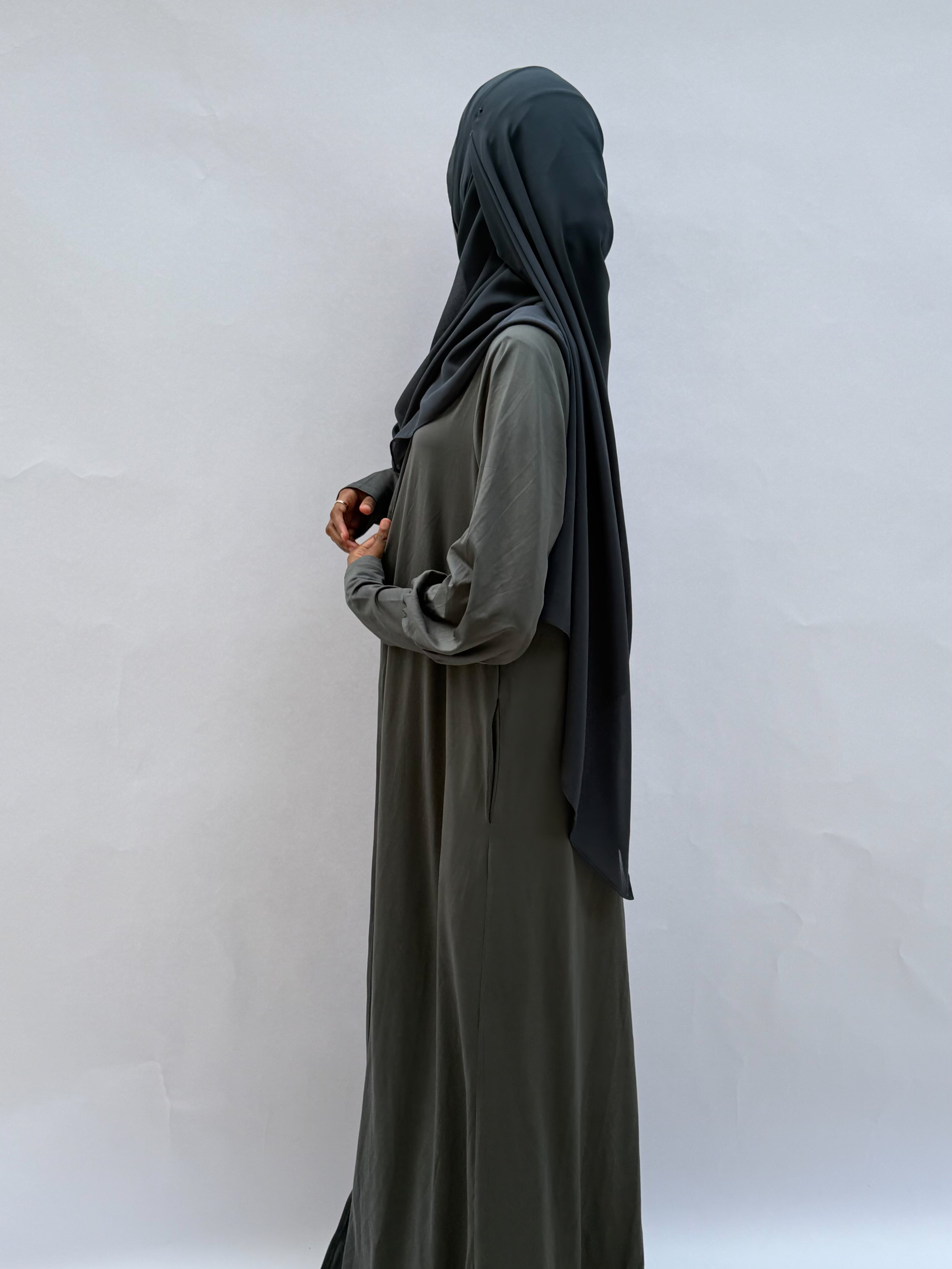 Slate Jersey Dress Set