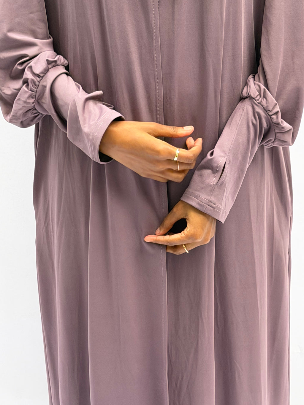 Dusty Purple Jersey Dress Set