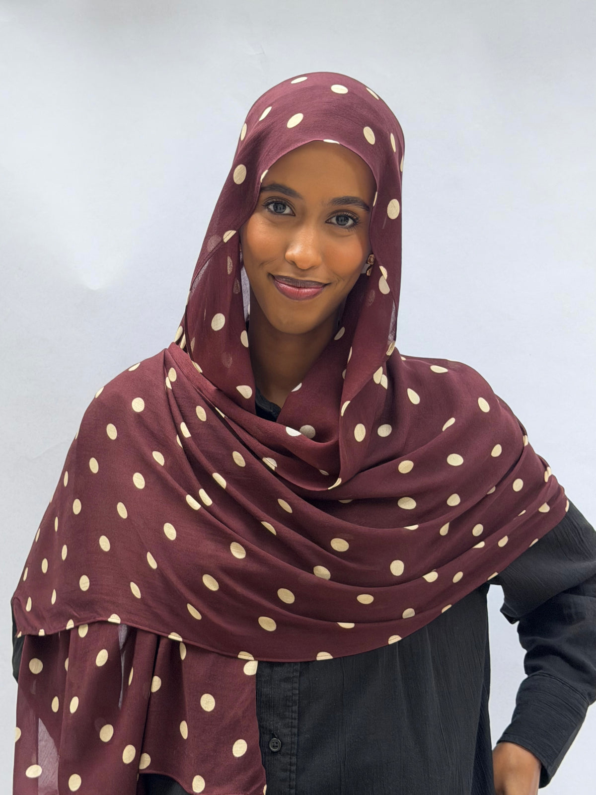 Sable Polka Dot Print