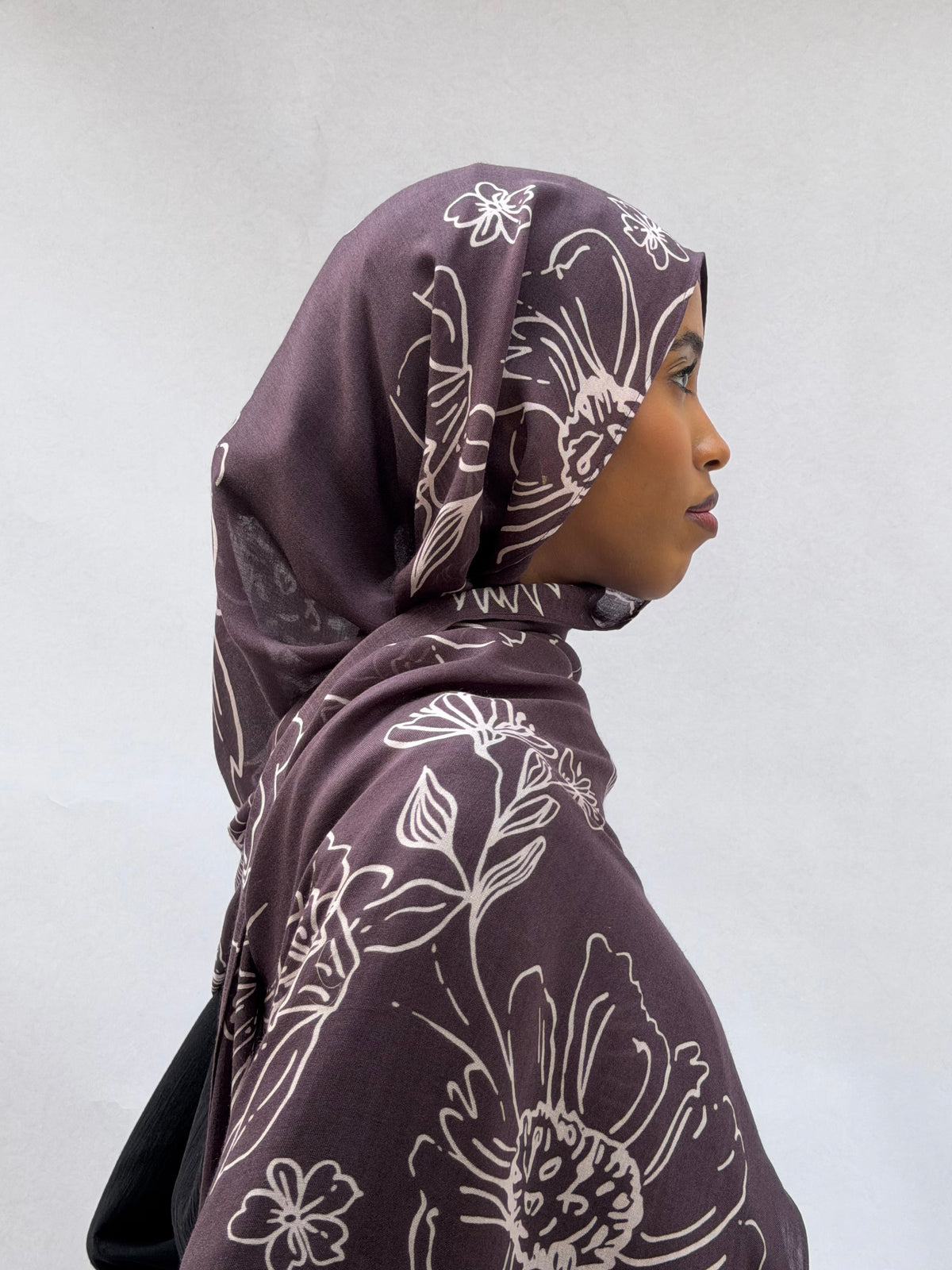 Carob Floral Print