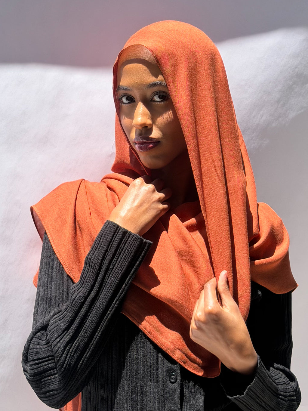 Burnt Orange Plain Modal